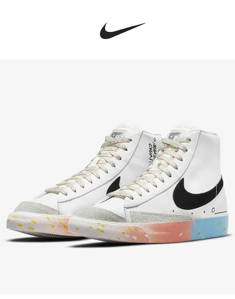 Nike Authentic sezonski unisex Blazer Mid visoki športni copati za prosti čas DJ4278-101