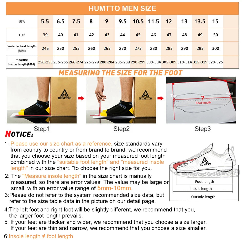 HUMTTO Outdoor Hiking Trekking Mountain Sports Shoes for Men Camping Hunting Walking Breathable Cushioning Man Nonslip Sneakers