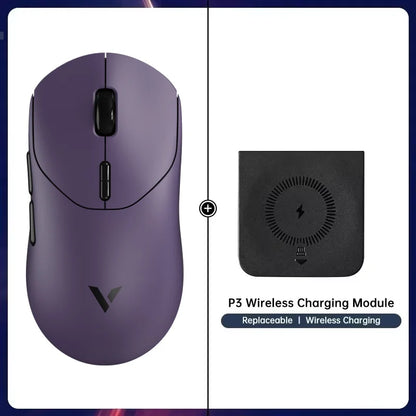 Rapoo VT2 MAX Wireless E-sports Gaming Mouse with 8K Polling Rate Optical Sensor Ergonomic Design 53g Lightweight for PC Laptop