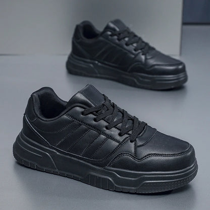 Baskets en cuir pour hommes, chaussures de sport décontractées, plates, de Skateboard, grande taille 50 51 52, offre spéciale pour livraison directe