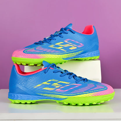 Chaussures de football unisexes TF, crampons antidérapants pour terrain synthétique, chaussures de football respirantes et légères pour l'entraînement et les matchs d'adultes
