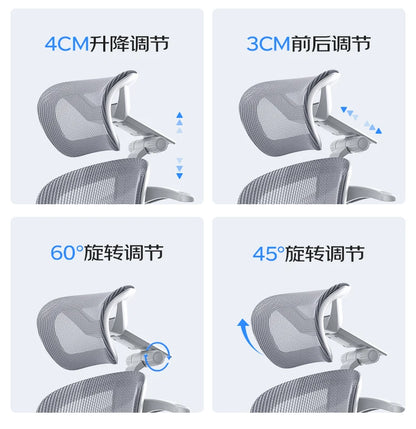 Ergonomic Computer Chair Designer Comfortable Nordic Footrest Modern Trendy Office Chair Relaxing Reading Furniture