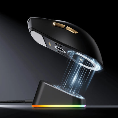 MCHOSE K7 Ultra Wireless Gaming Mouse with PAW3950 Sensor, 8K Polling Rate, Magnetic Wireless Charging Dock, Lightweight Esports Mouse