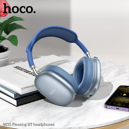 HOCO W55 sur l'oreille Bluetooth écouteur sans fil musique casque micro HiFi Audio casques stéréo son Sport écouteurs 40MM AUX TF