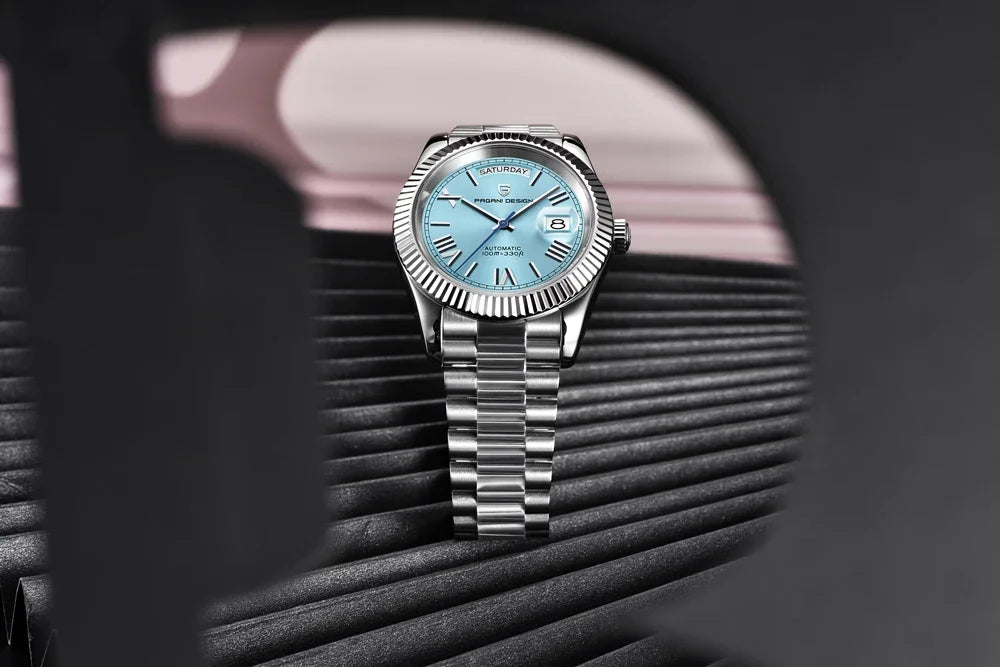 PAGANI DESIGN DD40 herenhorloge – Model in roségoud, luxe mechanisch polshorloge, automatisch uurwerk, saffierglas met antireflectiebehandeling, waterdicht