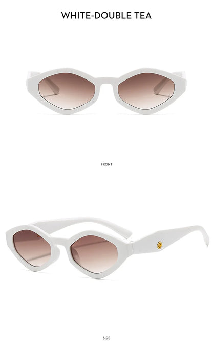 Vintage Cat Eye Sunglasses Women Men 2025 Brand Designer Fashion Goggle Sun Glasses Female Trends Shades Outside Eyewear UV400