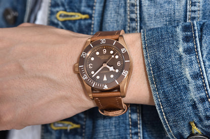 Luxusní pánské hodinky JapanCorgeut 41 mm, automatické, pouzdro z PVD, safírové sklo, vojenský styl, 10 BAR, hodinky Wim, luminiscenční, mechanické
