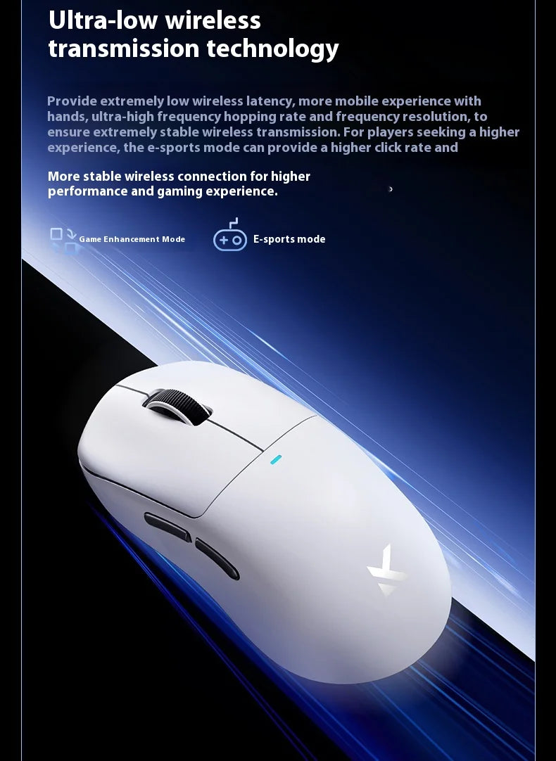 MCHOSE M7 Ultra ergonomska gaming miška PAW3950 Super Sensor TOPSPEED 8000Hz frekvenca poročanja, lahka zasnova, Realtek Master Mice