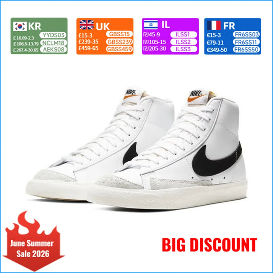 Nike Blazer sneakers, klassiek retro-ontwerp, duurzaam en comfortabel voor dagelijks gebruik CZ1055-100