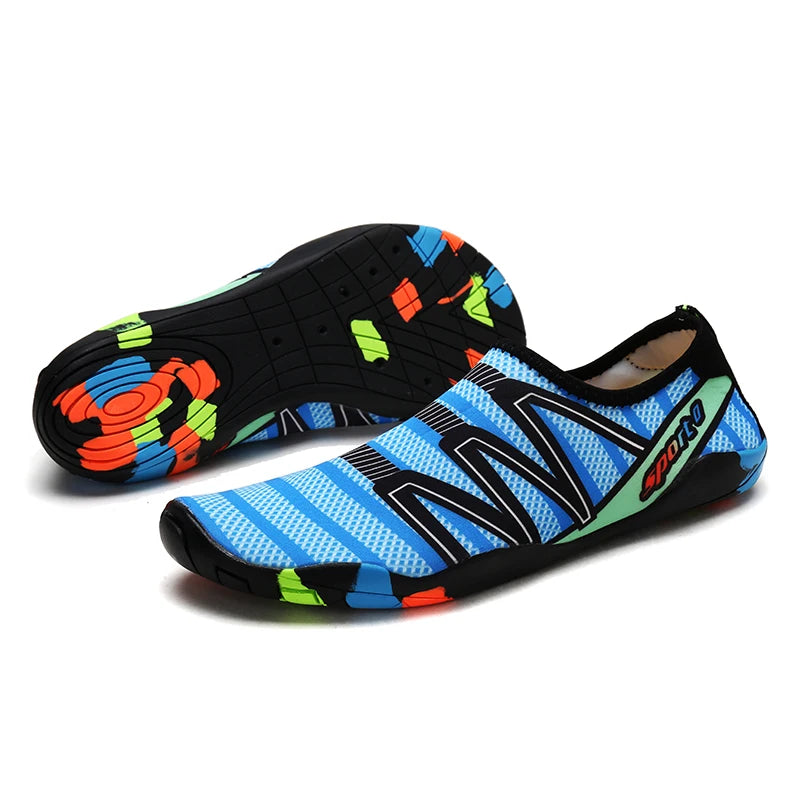 Aqua-schoenen, sneldrogende strand- en waterschoenen, unisex zwem-aquaslippers, barefoot-surfschoenen, Upstream-sneakers, lichte zomersokken voor buiten
