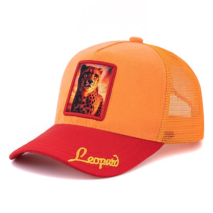 Czapka typu trucker unisex z naszywką w wzór Grizzlies, zamszowa czapka przeciwsłoneczna, letnia czapka baseballowa z motywem zwierzęcym dla mężczyzn i kobiet