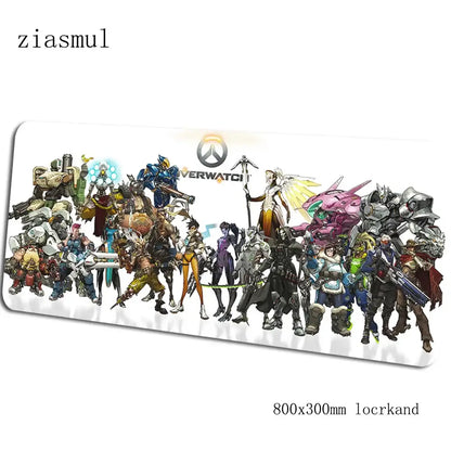 overwatch mouse pad gamer Aestheticism 800x300x3mm notbook mouse mat gaming mousepad Cartoon pad mouse PC desk padmouse mats
