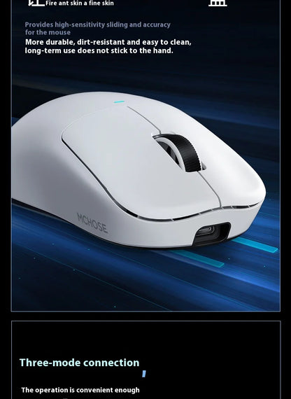 MCHOSE M7 Ultra ergonomska gaming miška PAW3950 Super Sensor TOPSPEED 8000Hz frekvenca poročanja, lahka zasnova, Realtek Master Mice