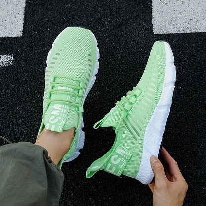 Summer Men's Sneakers Lightweight Breathable Mesh Outdoor Casual Shoes Fashionable Tennis Training Shoes Men's Shoes Free Shipping