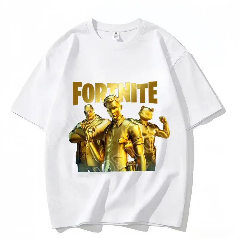 „Fortnite“ apvalios iškirptės marškinėliai, unisex suaugusiesiems, žaidimo šokių stiliaus, nauji, iš grynos medvilnės, trumpomis rankovėmis, puikiai tinka kasdienai ir atostogoms