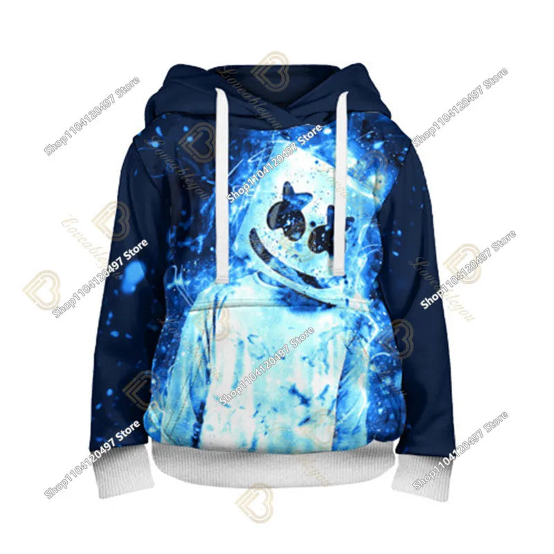 Children Battle Royals Hoodie Fortnite Boys Girls Cartoon Printed Pullovers Kids Sweatshirt Harajuku Streetwear Spring Winter