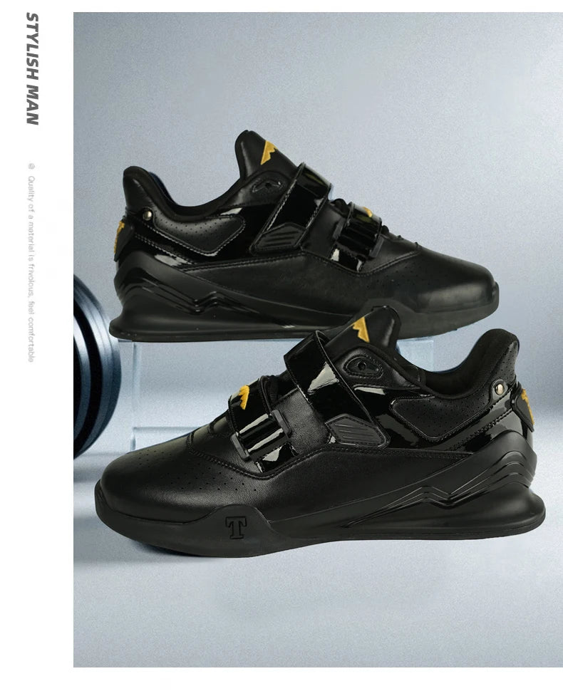 Scarpe professionali da sollevamento pesi, comode scarpe da squat indoor, scarpe sportive resistenti antiscivolo per sollevamento pesi e stacco duro