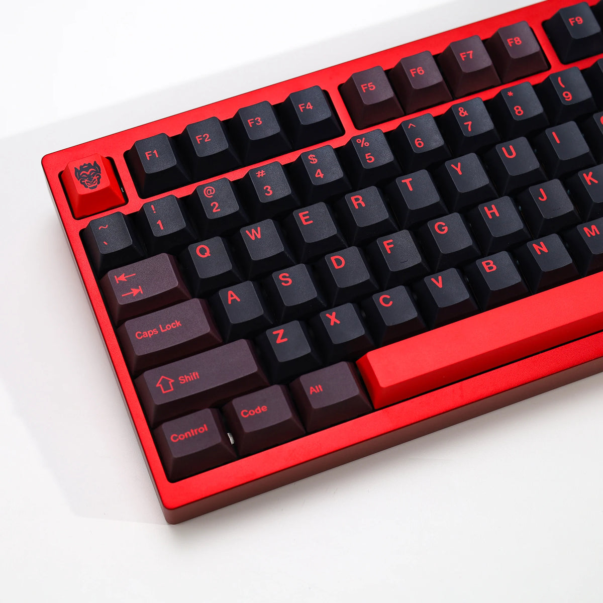 KBDiy GMK Red Dragon Keycaps PBT 143 Keys Set Retro Alice ISO Cherry Profile KeyCap For Custom DIY 60 Mechanical Keyboard Gaming