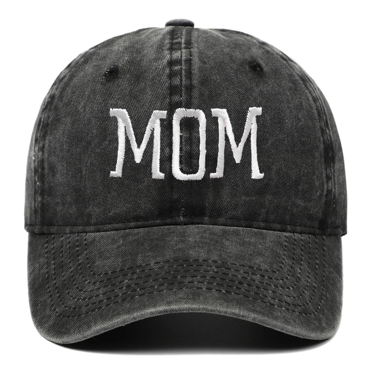 Mom and Dad Embroidered Baseball Hat Retro Sports Running Sunscreen Leisure Daily Versatile Travel Duck Tongue Hat