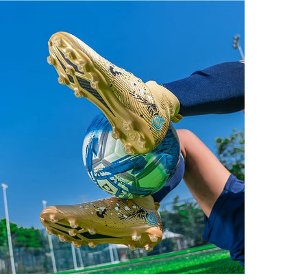 Botas de fútbol de alta calidad para hombre, zapatillas de fútbol para niños y adolescentes, botas de fútbol para niños, zapatillas deportivas unisex de fútbol
