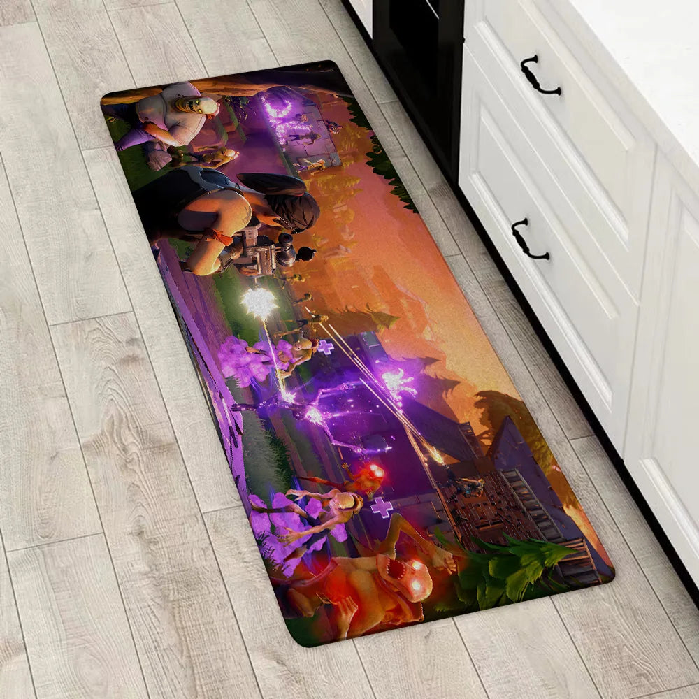 Entrance Front Door Doormat For Fortnites game Non-slip Kitchen Rug Living Room Rugs Balcony Bathroom Foot Mat Floor Mats Carpet