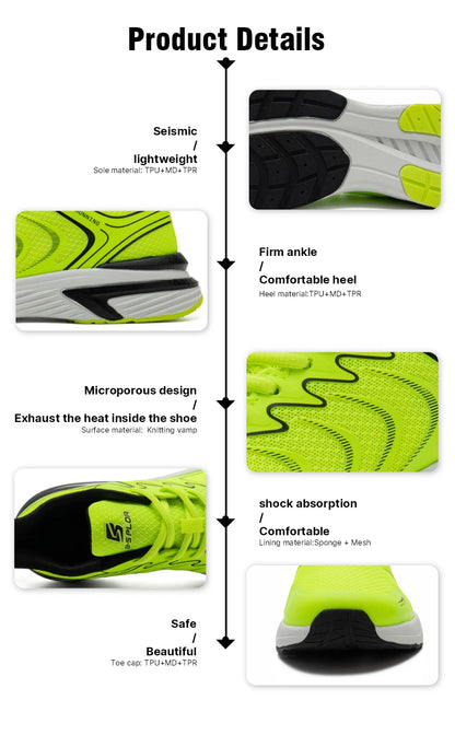 Chaussures de course pour homme Baasploa : baskets décontractées, légères, en mesh respirant, pour homme, d'extérieur, antidérapantes et résistantes à l'usure