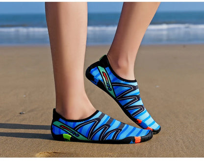 Aqua-schoenen, sneldrogende strand- en waterschoenen, unisex zwem-aquaslippers, barefoot-surfschoenen, Upstream-sneakers, lichte zomersokken voor buiten