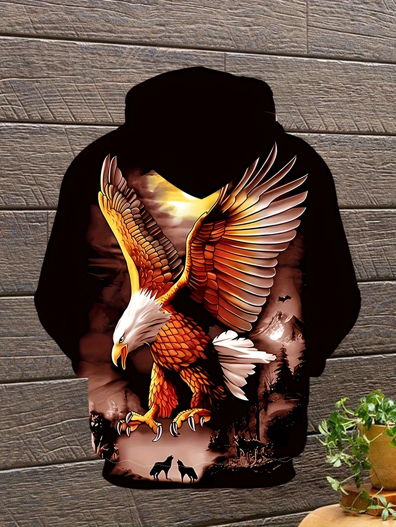 2025 Fashion Cool Eagle Men's Hoodie 3D Printed Hoodies Edition Trend American Eagle Men Sportswear Kids Casual Unisex Pullover