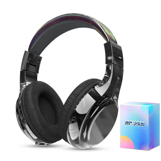 Écouteurs Bluetooth dégradés pour enfants, sans fil, avec micro, pliables, légers, pour voyage scolaire