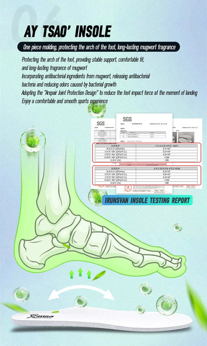 IRUNSVAN Carbonfaser-Sneaker – Laufschuhe für Anfänger und Fortgeschrittene – atmungsaktiv und bequem – Trainingsschuhe mit dicker Sohle – Unisex 130