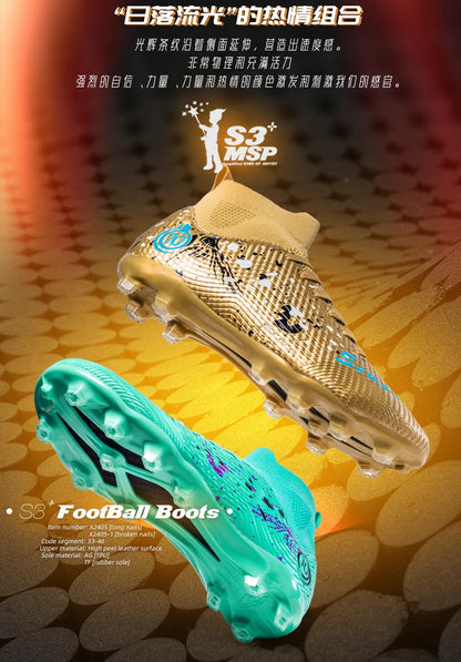 New Men Professional Soccer Shoes Non-slip Football Boots Unisex Breathable Futsal Sports New Cleats Drop Shipping Ultralight
