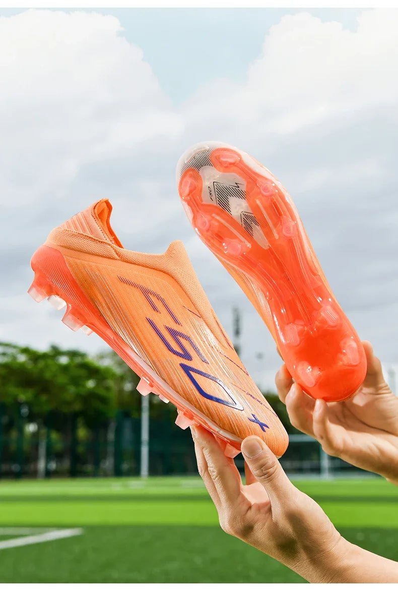 Nouvelles chaussures de football pour hommes, chaussures de futsal d'intérieur antidérapantes, crampons de match de haute qualité, chaussures de football, baskets, chaussures montantes pour terrain gazonné et extérieur