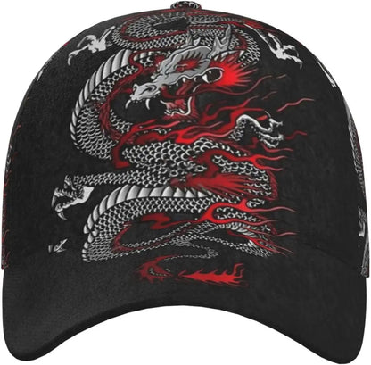 Καπέλο Dragon Snapback για άνδρες, καπέλα μπέιζμπολ, ανδρικό καπέλο ηλίου, ρυθμιζόμενο καπέλο Trucker για γυναίκες και άνδρες