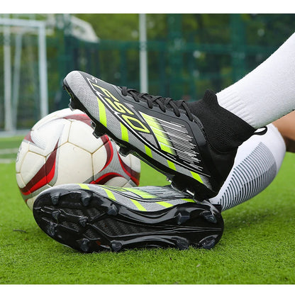 New Men Football Boots Non-Slip Boys Grass Cleats High-quality Match Soccer Shoes Hot-selling Sneakers Outdoor High-top Light