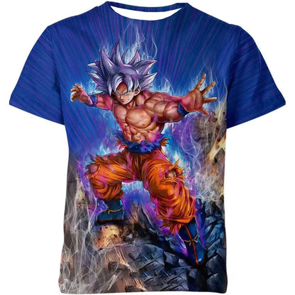 Sommer Dragon Ball T-shirt Børnetøj T-shirt Anime-figurer Goku Super Saiyan T-shirt Drengetøj Børnetøj Kortærmet Y2k