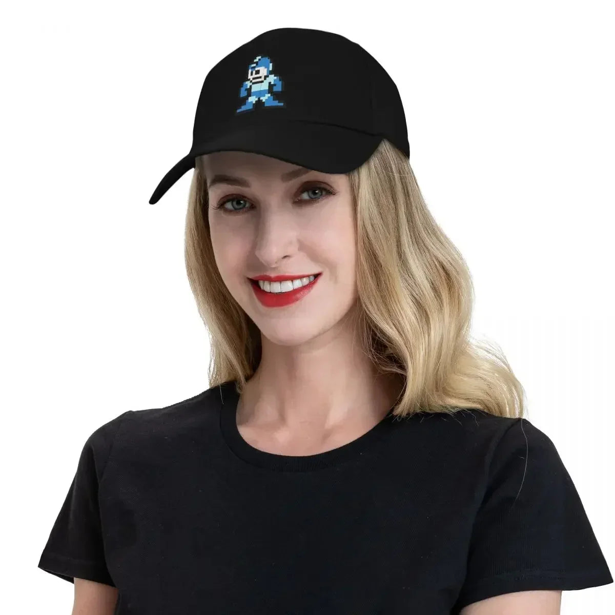 Megaman 8bits Baseball Cap Summer Hat Hat Beach Men Golf Wear Women's