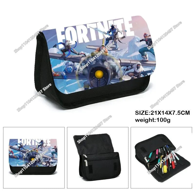 Fortnites SchoolBags Boys Girls Backpacks Large-capacity Knapsack High-quality Bookbags Fortress Night Figure Laptop Bag Gift