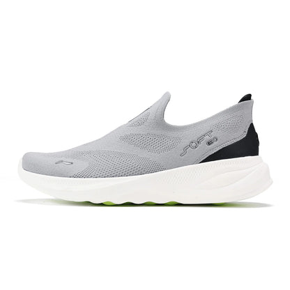 Męskie buty Li-Ning SOFT GO 2 KNIT slip-on do chodzenia, casualowe, amortyzowane, wygodne i stabilne, z siateczki LiNing, sneakersy sportowe do joggingu i na co dzień AGLV017