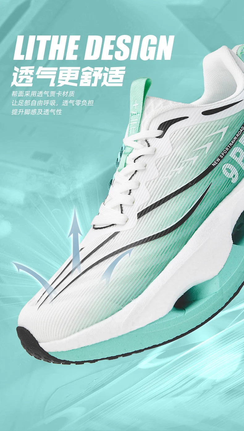 Baskets de marathon respirantes pour hommes - Chaussures de basket-ball tendance - Chaussures de marche pour homme - Baskets décontractées pour femme - Légères