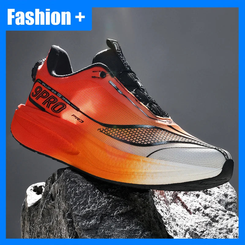 Unisex Sports Shoes Soft Sole Lightweight Flat Bottom Competition Training Shoes 2026 New Shock-Absorbing Racing Running Shoes