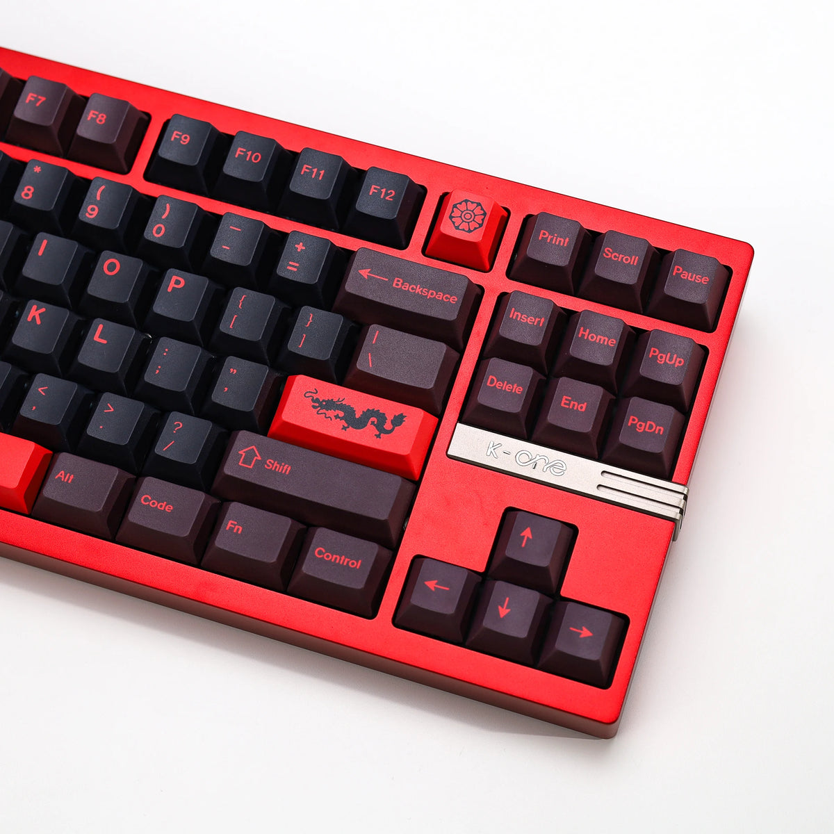 KBDiy GMK Red Dragon Keycaps PBT 143 Keys Set Retro Alice ISO Cherry Profile KeyCap For Custom DIY 60 Mechanical Keyboard Gaming