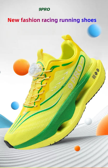 New Men's and Women's Running Shoes Breathable Racing Sports Shoes Carbon Cushion Lightweight Men's Jogging Training Shoes