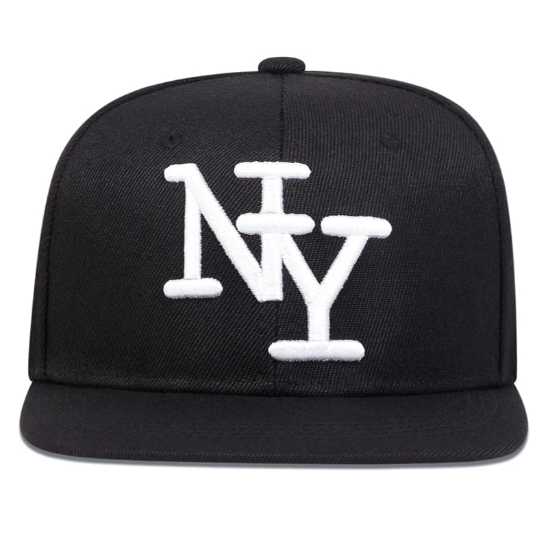 Unisex betűhímzéses hip-hop sapkák tavasz-ősz szabadtéri állítható alkalmi baseball sapkák napvédő sapka