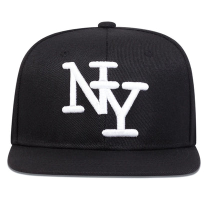 Unisex betűhímzéses hip-hop sapkák tavasz-ősz szabadtéri állítható alkalmi baseball sapkák napvédő sapka