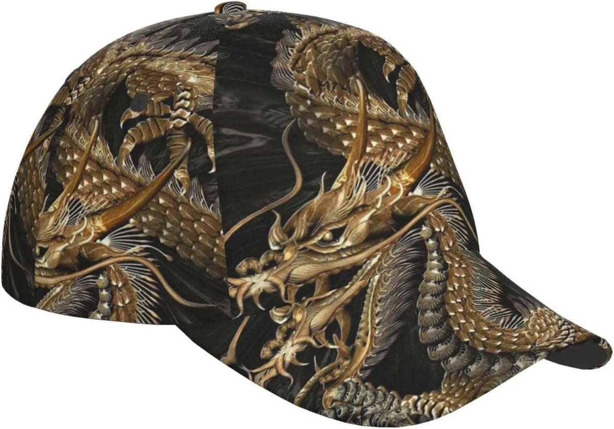 Καπέλο Dragon Snapback για άνδρες, καπέλα μπέιζμπολ, ανδρικό καπέλο ηλίου, ρυθμιζόμενο καπέλο Trucker για γυναίκες και άνδρες