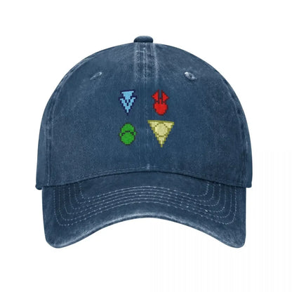 Twilight Imperium 4th Edition Technology Symbols Pixel Art (Square) Baseball Cap Golf Wear Kids Hat Golf Woman Hats Men's