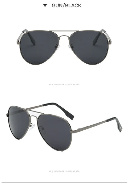 LIOUMO Top Quality Aviation Sunglasses Men Polarized Driving Glasses Women Fashion Pilot Goggles Anti-Glare lentes de sol hombre