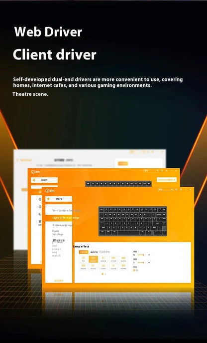 IROK MG75 Pro MG75 Max Aluminum Magnetic Gaming Computer Mechanical Keyboard 75% Rapid Trigger 8K RGB Hotswap Gamer Keyboard
