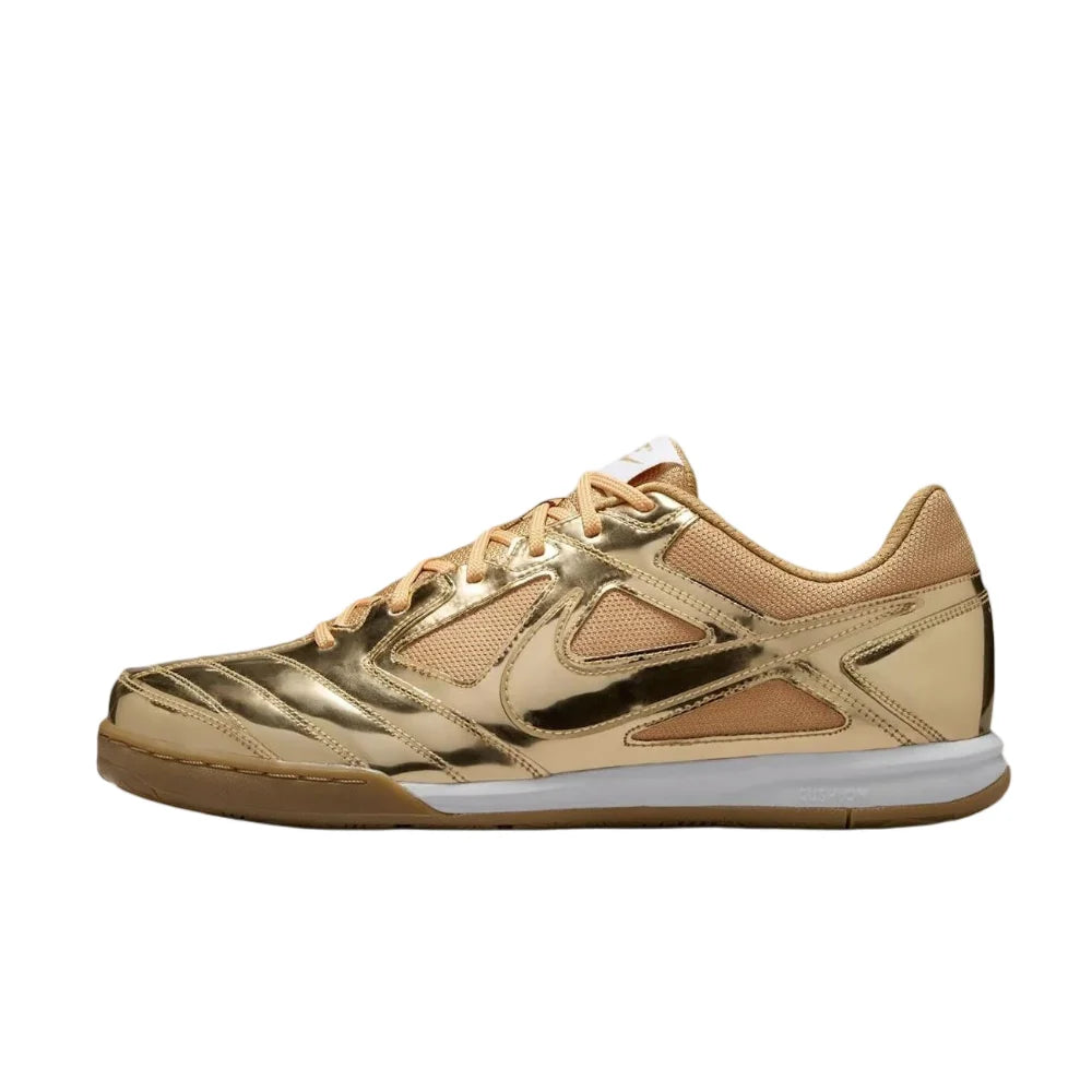Nike Gato Series LV8 Soft, Slip-Resistant, Durable, Versatile Soccer Shoes Gold Unisex IB3566700