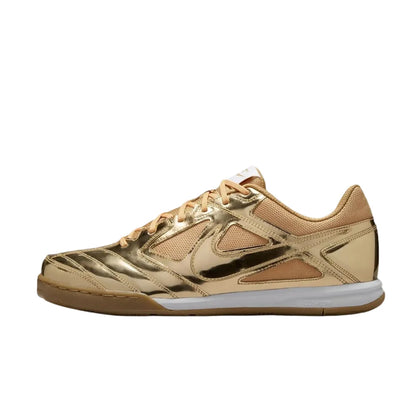 Nike Gato Series LV8 Soft, Slip-Resistant, Durable, Versatile Soccer Shoes Gold Unisex IB3566700